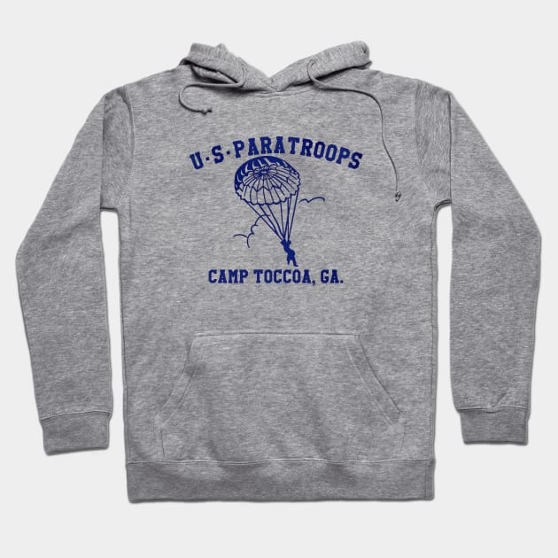 US Paratrooper Camp Toccoa WWII Hoodie by Jose Luiz Filho